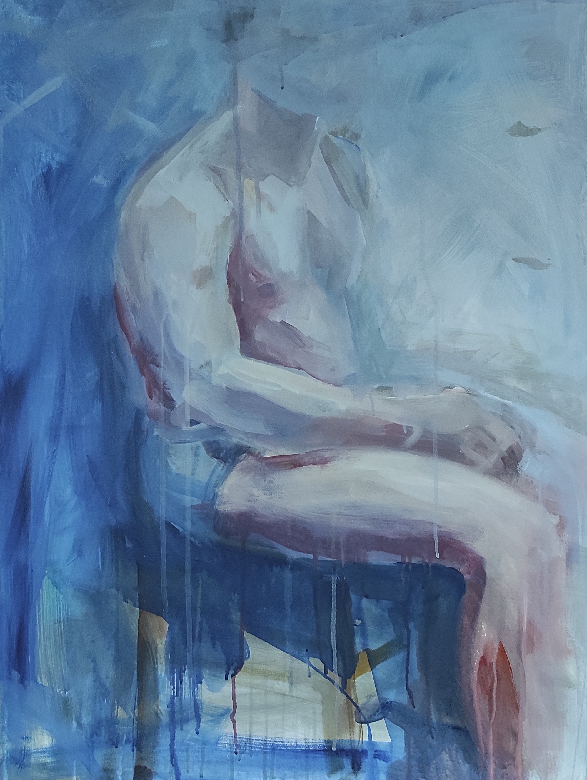 Tapyba_akriliniais_dažais,_Sėdintis_vyras